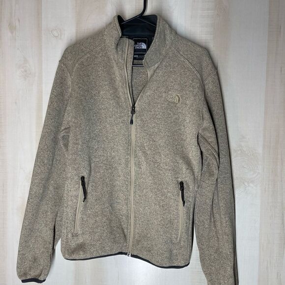 The North Face tan full zip jacket, size medium‎ - Picture 4 of 16